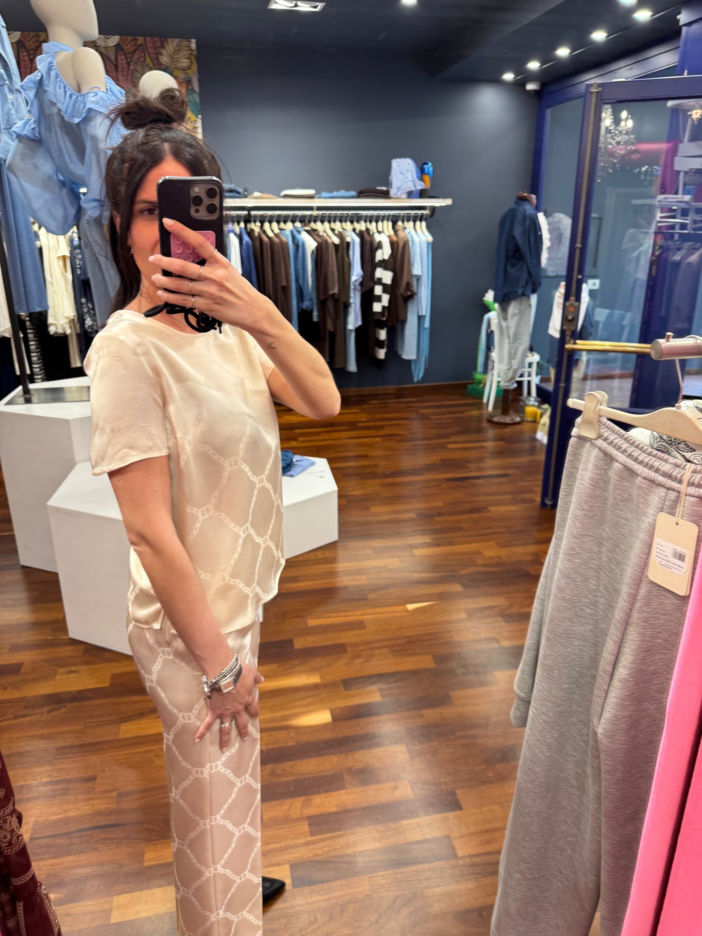 Blusa jacquard