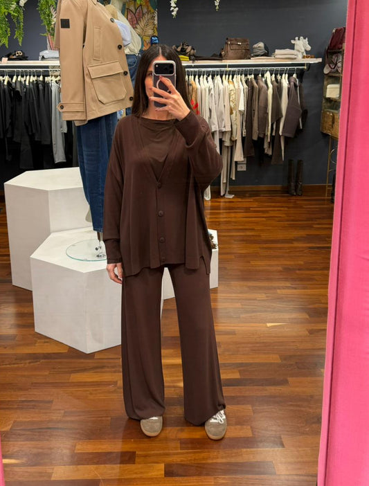 Pantalone palazzo in filo moro - Kontatto