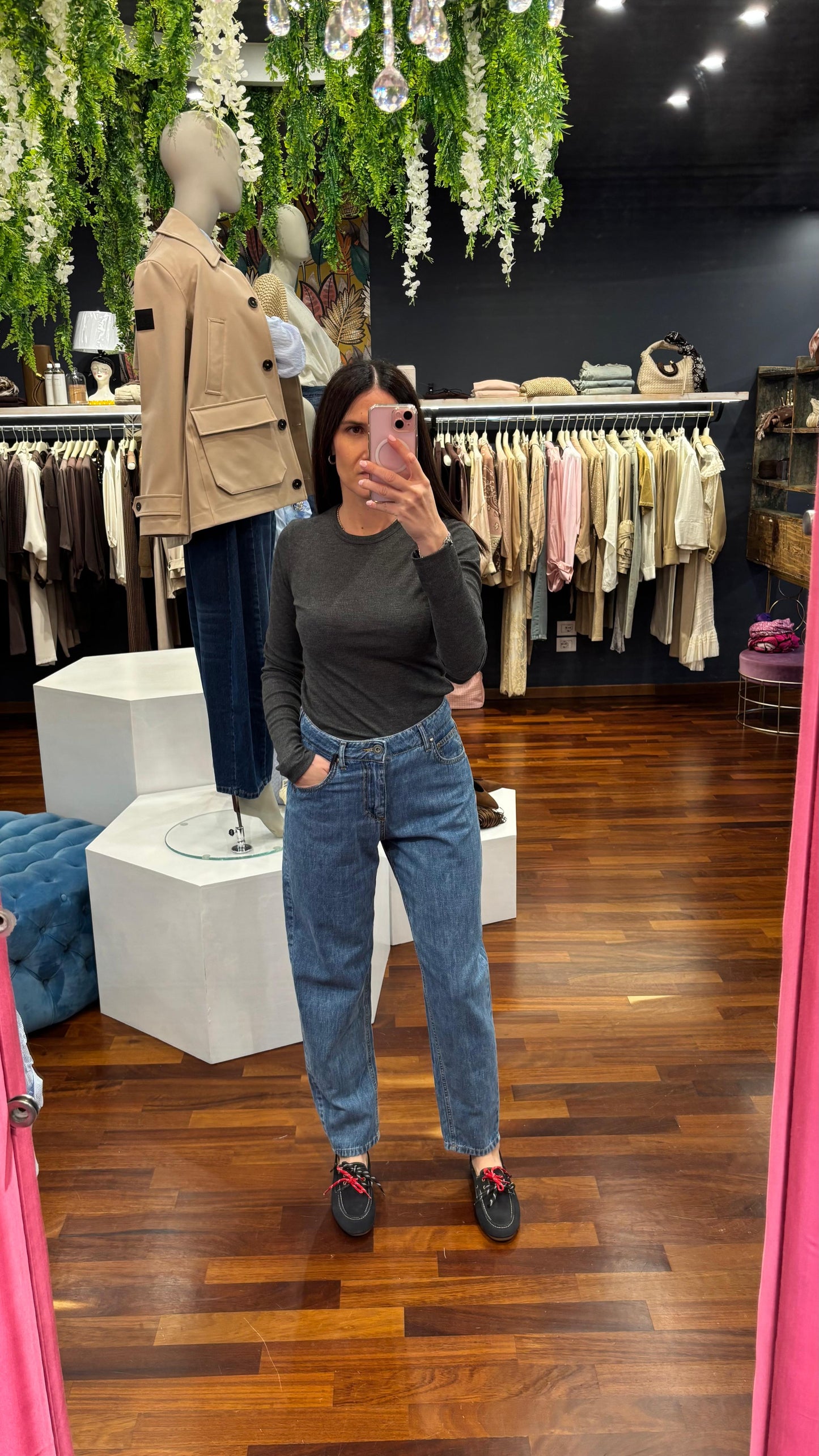 Jeans carrot leggero tela ferma - Berna