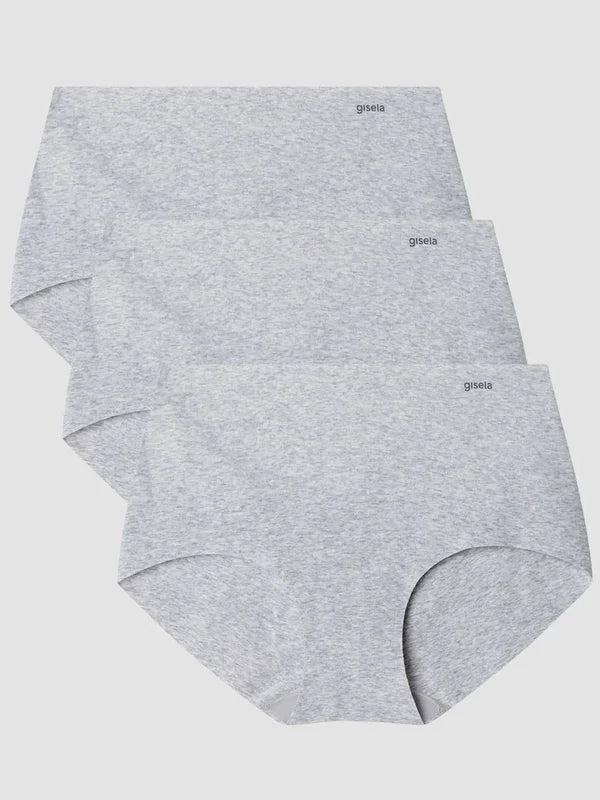 Slip midi cotone grigio - Gisela