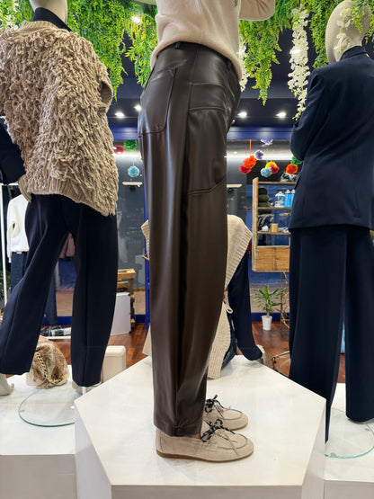 Pantalone ecopelle
