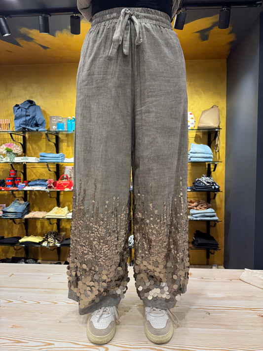 Pantaloni paillettes