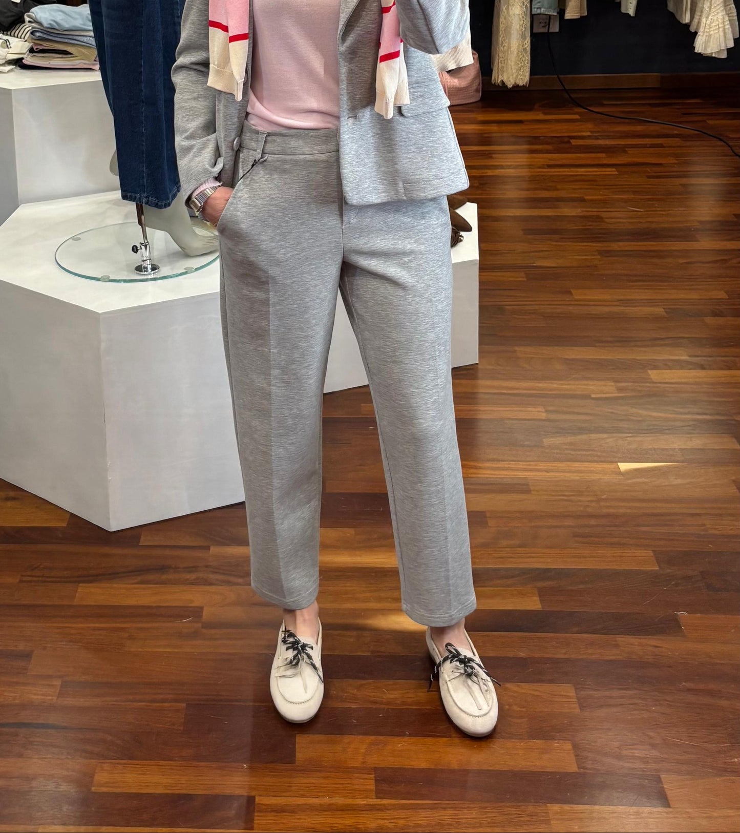 Pantalone sigaretta in modo felpa - Tensione In