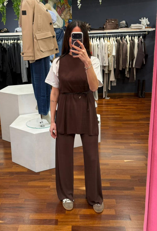 Pantalone palazzo in filo moro - Kontatto