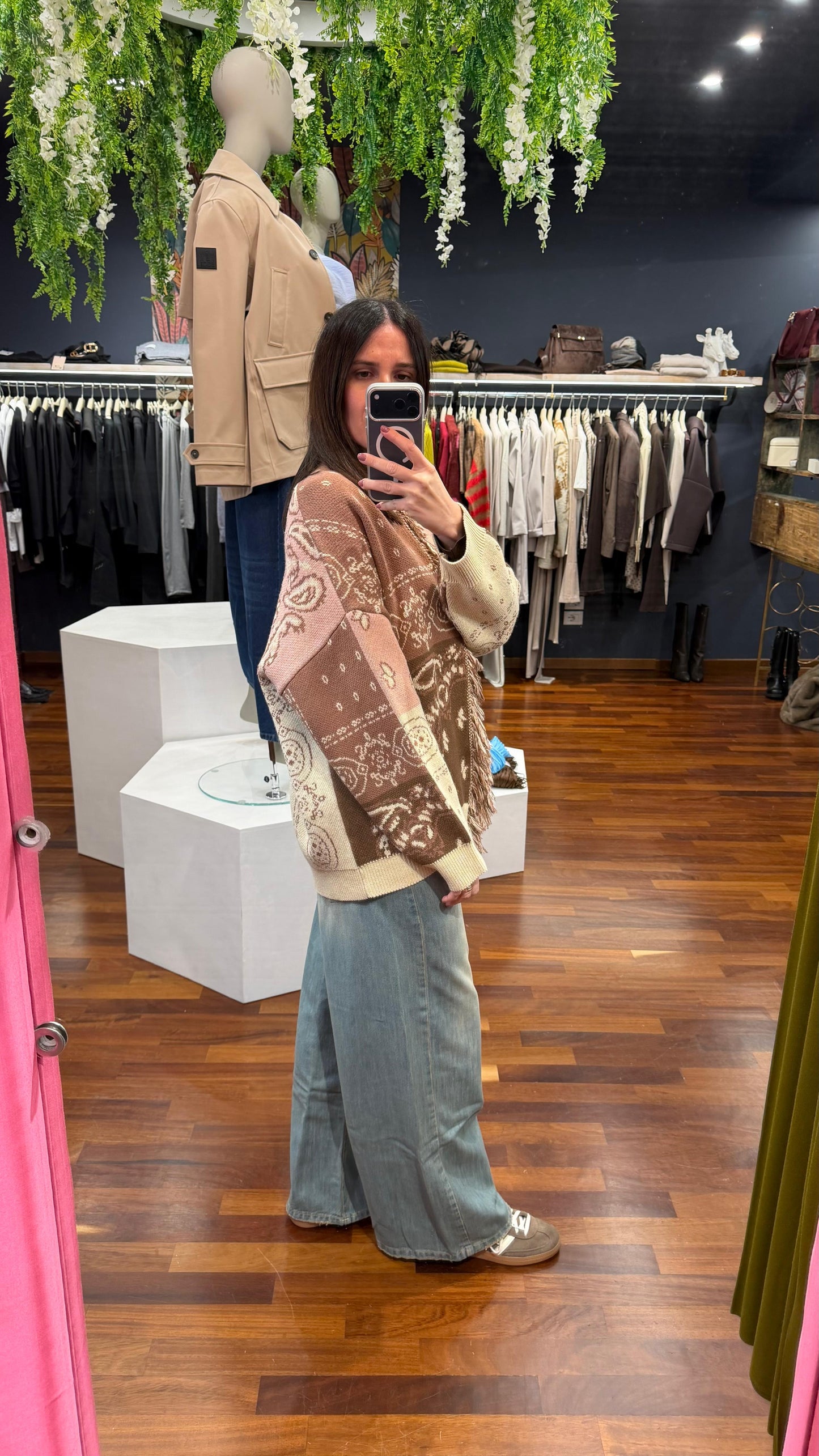 Giacca jacquard rosa - Kontatto