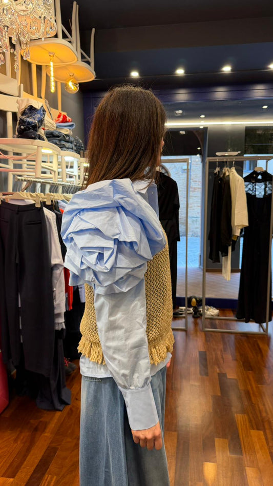 Gilet rete lurex oro - Kontatto