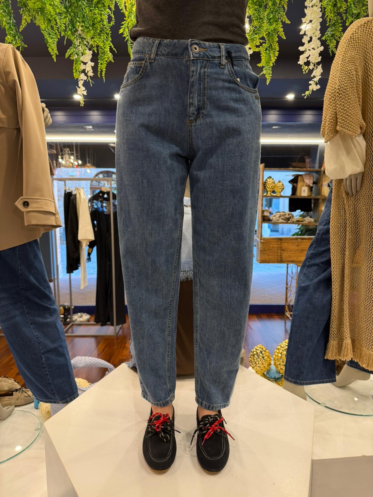 Jeans carrot leggero tela ferma - Berna
