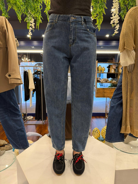 Jeans carrot leggero tela ferma - Berna