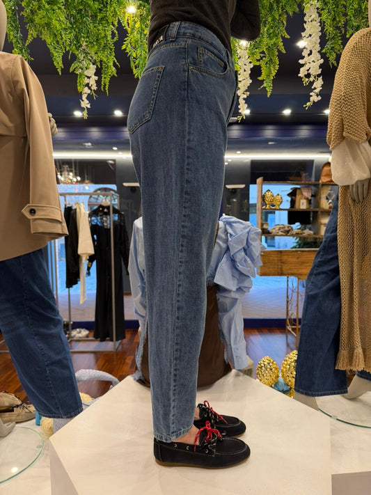 Jeans carrot leggero tela ferma - Berna