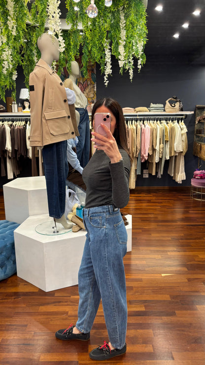 Jeans carrot leggero tela ferma - Berna