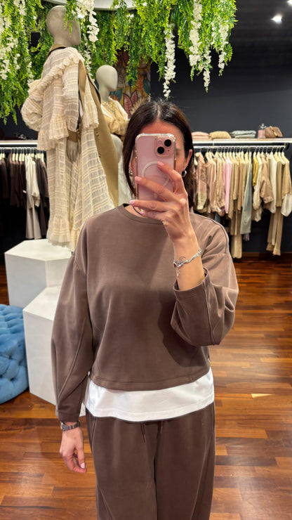 Pantalone balloon modal moka  - Berna