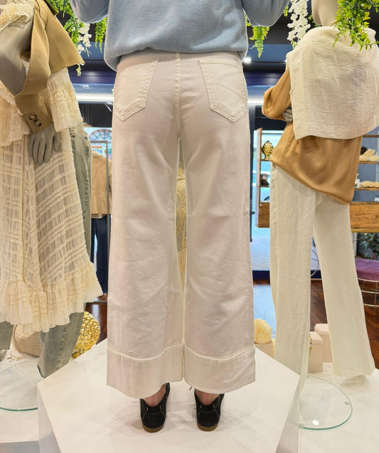 Jeans modello culotte bianco - Berna