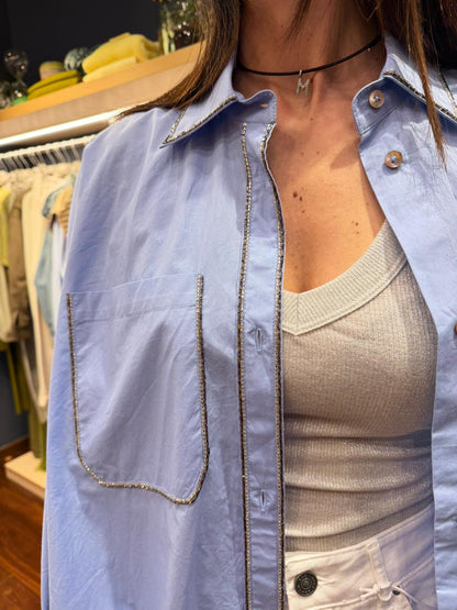 Camicia con ricami perline - Souvenir