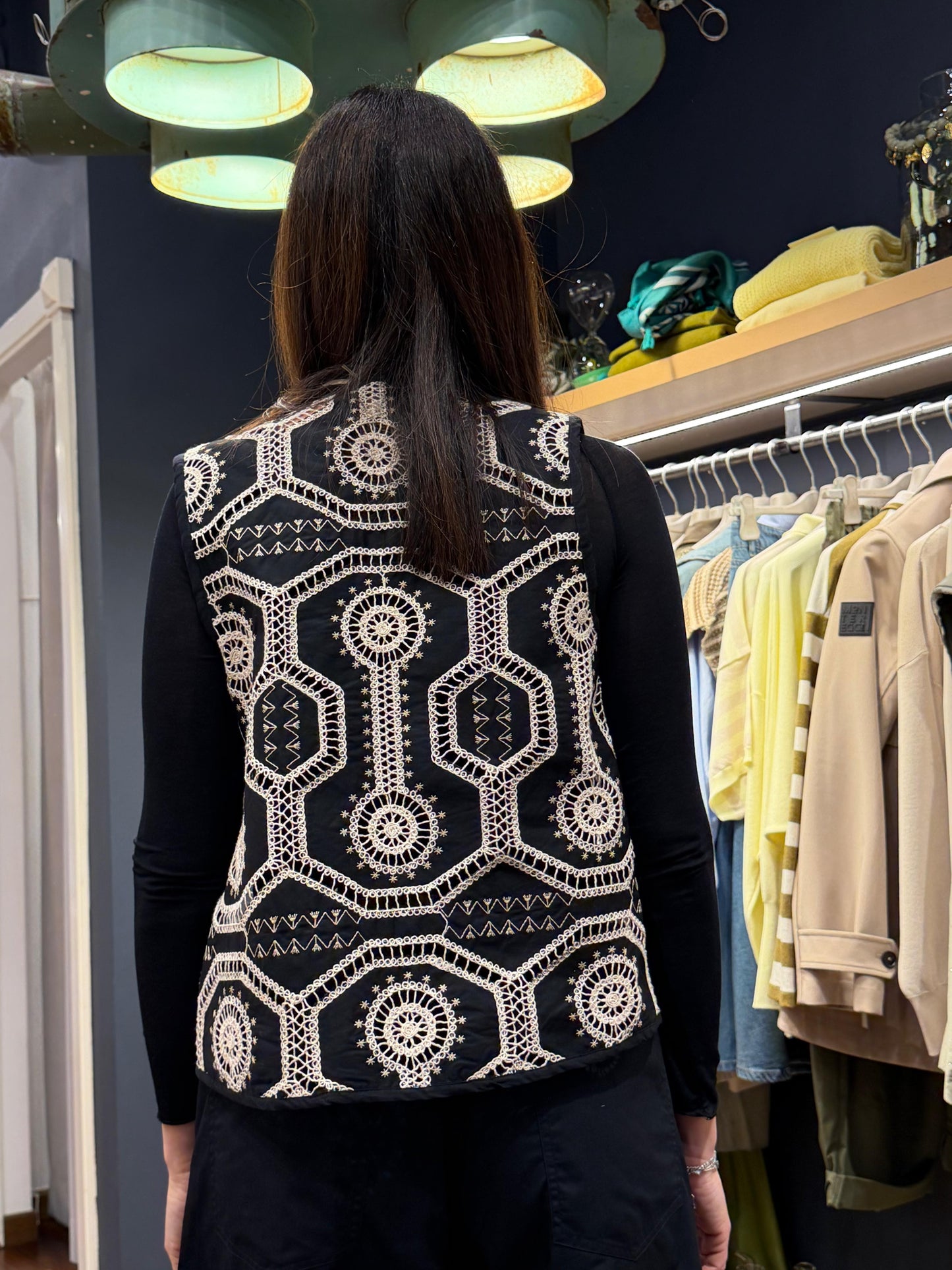 Gilet etnico nero - Bohemian