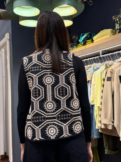Gilet etnico nero - Bohemian