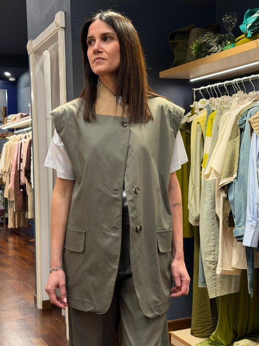 Giacca smanicata lunga - Dejavu