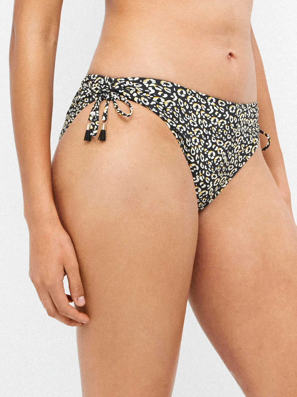 Reggiseno e slip laccetti animalier - Gisela