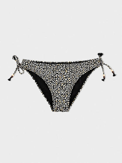 Reggiseno e slip laccetti animalier - Gisela