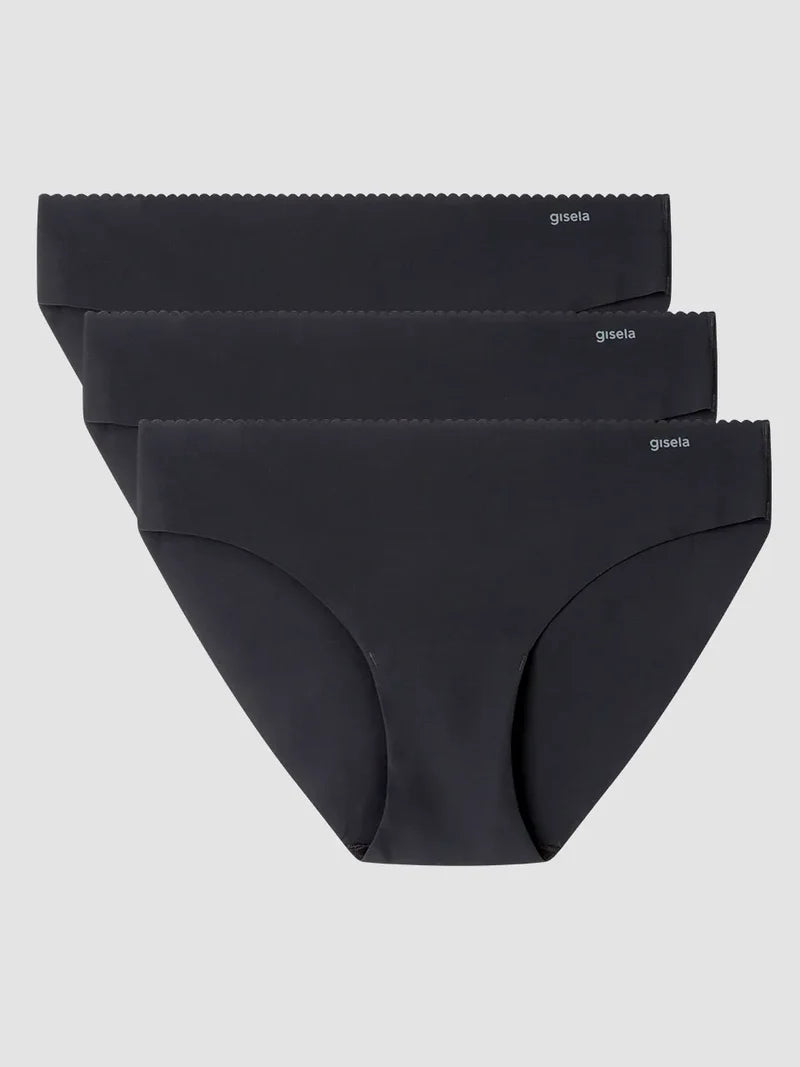 Slip midi invisibile nero - Gisela