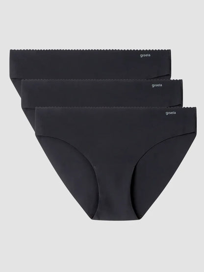 Slip midi invisibile nero - Gisela