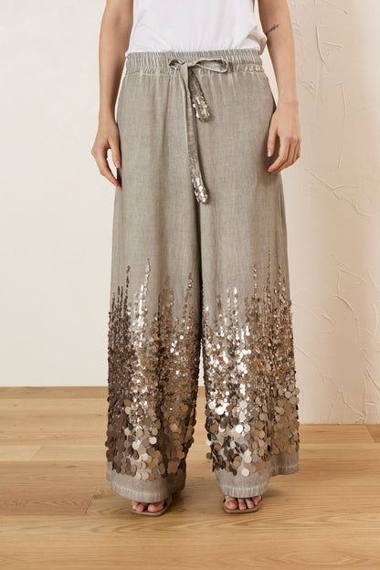 Pantaloni paillettes
