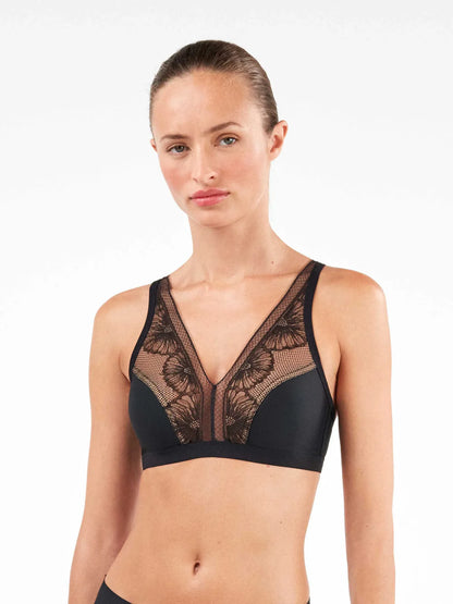 Reggiseno in tessuto laminato - Gisela