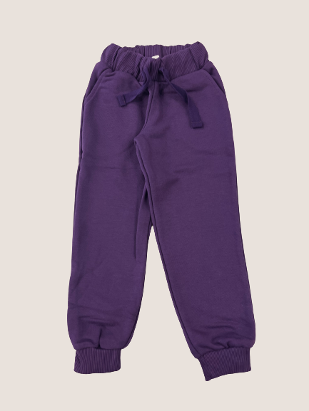 Pantalone in felpa viola